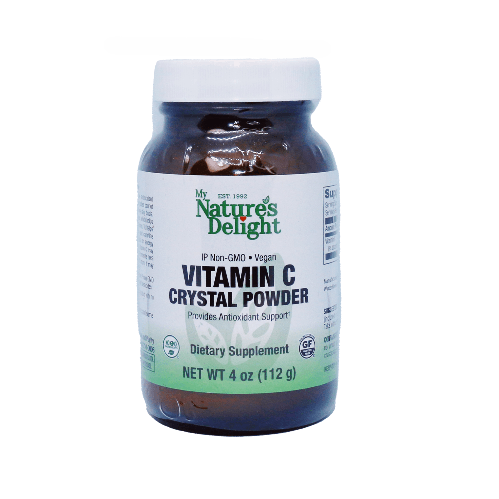 IP Non-GMO Vitamin C Crystal - 4 oz Powder - Vegetarian