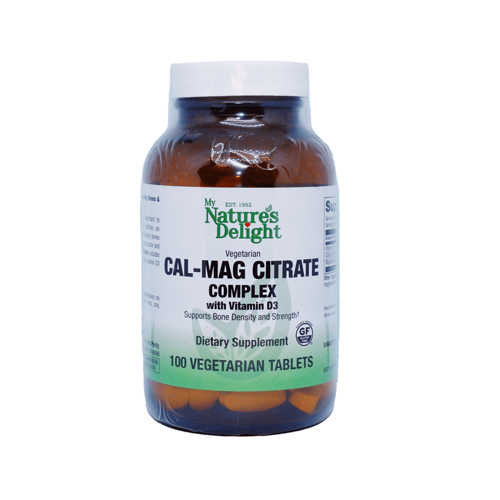 Cal-Mag Citrate Complex with Vitamin D3 - 100 Veg Tabs