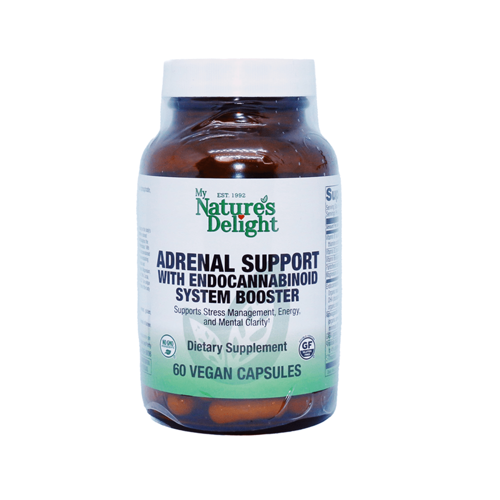 Adrenal Support & Endocannabinoid System Booster - 60 Vegan Caps