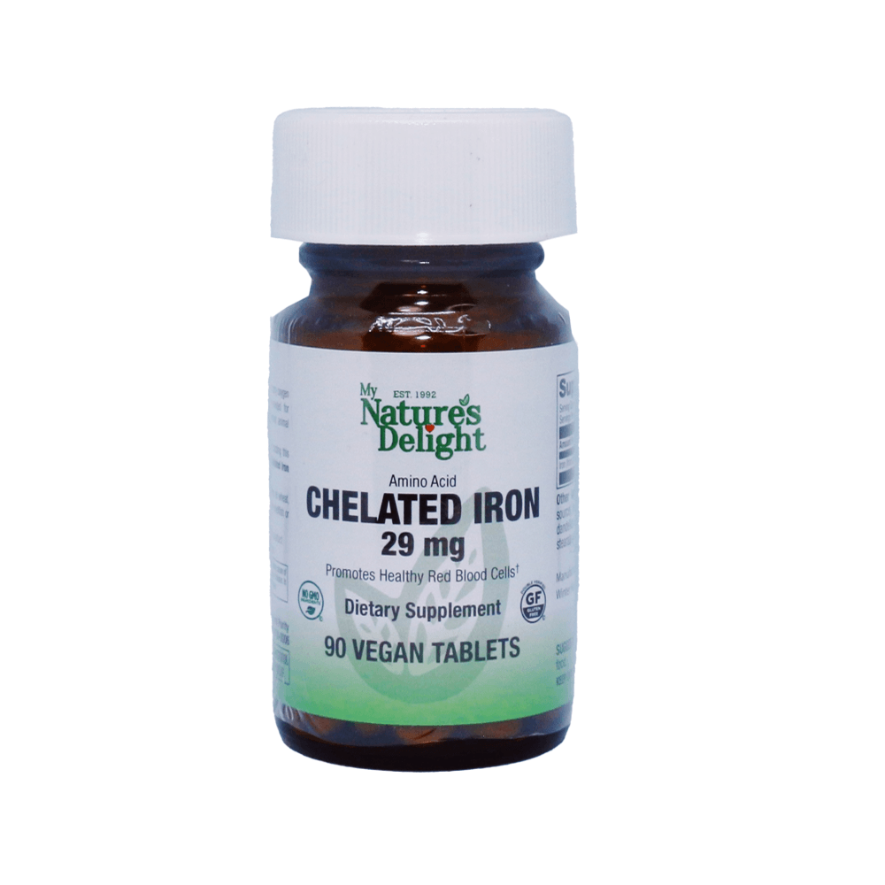 Chelated Iron 29 mg - 90 Vegan Tabs