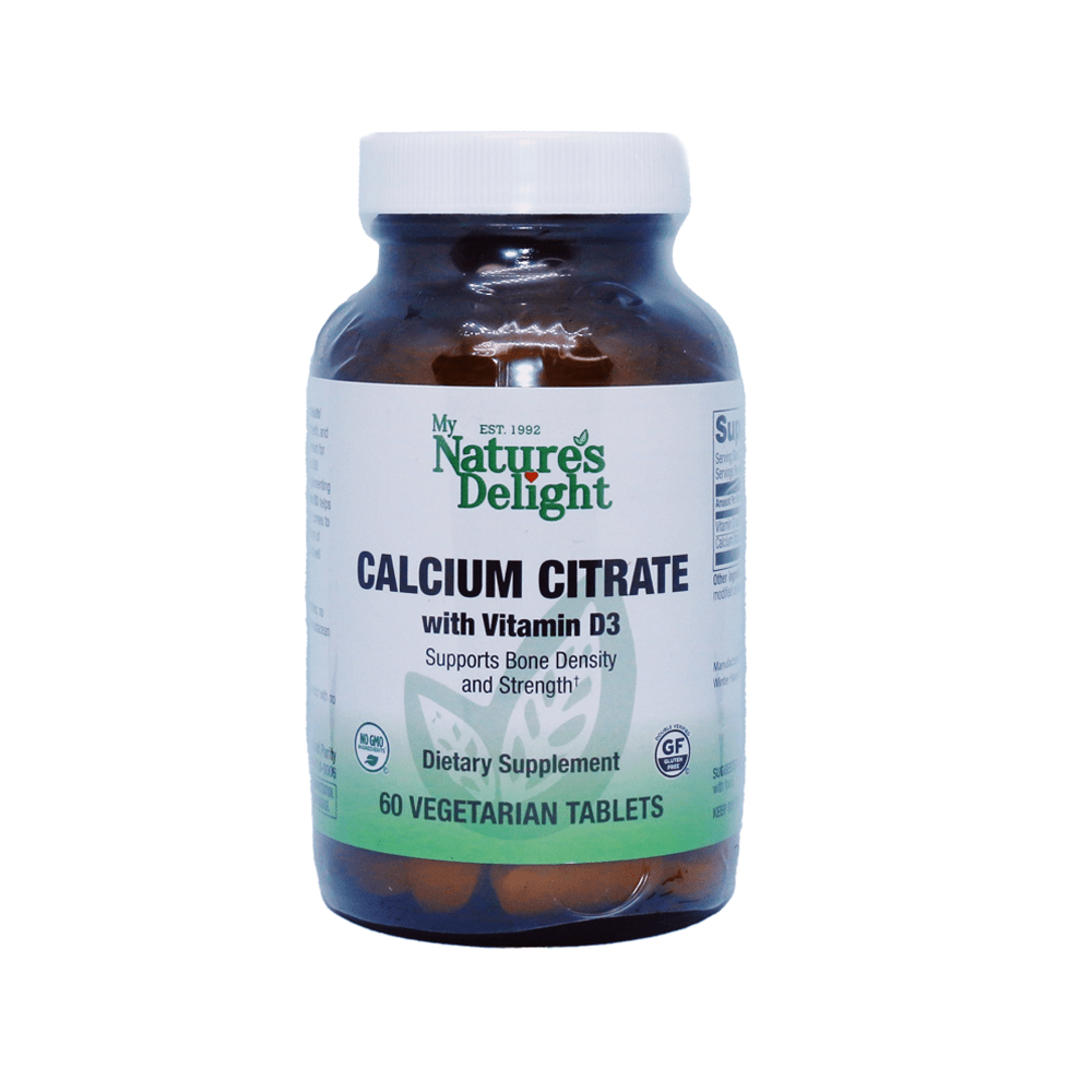 Calcium Citrate with Vitamin D3 - 60 Veg Tabs