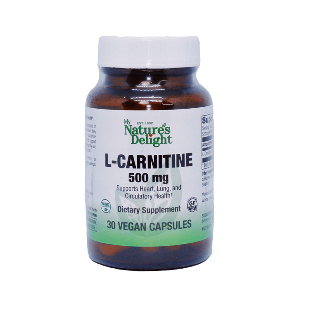 L-Carnitine 500 mg - 30 Vegan Caps