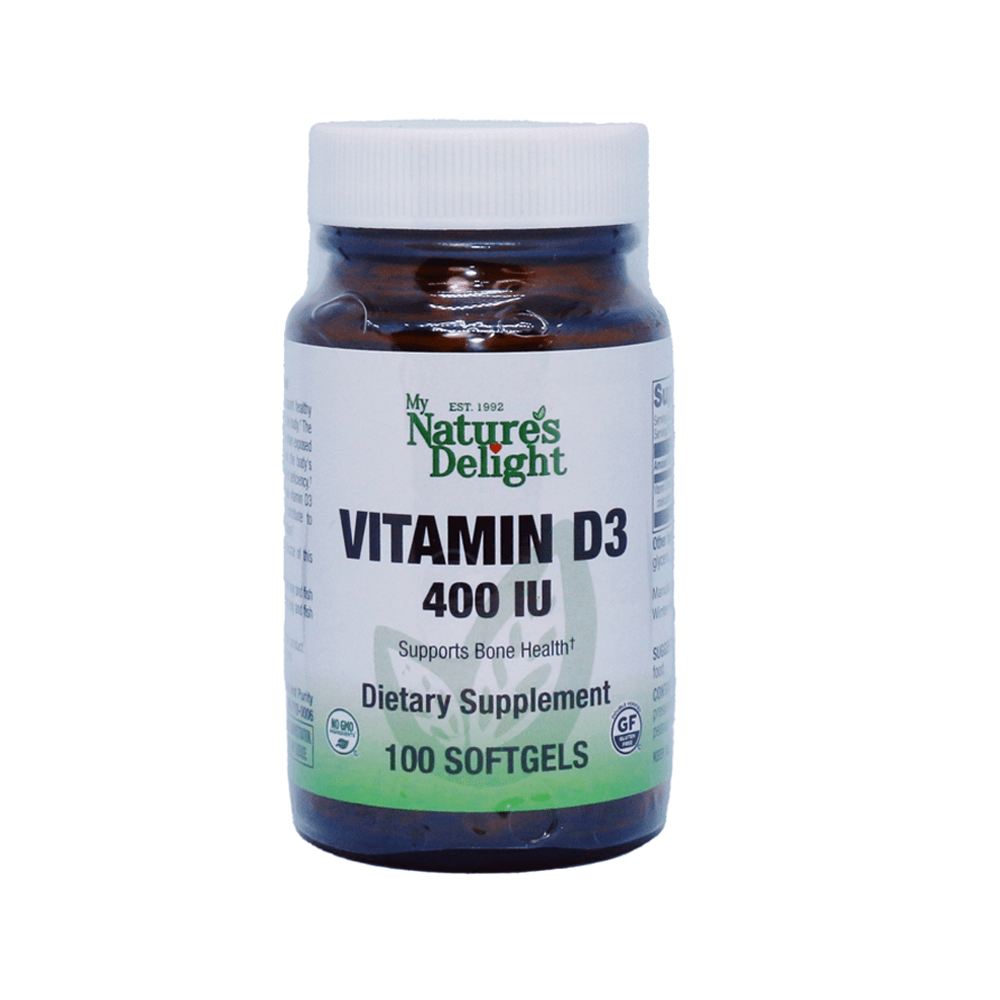 Vitamin D3 400 IU - 100 Softgels