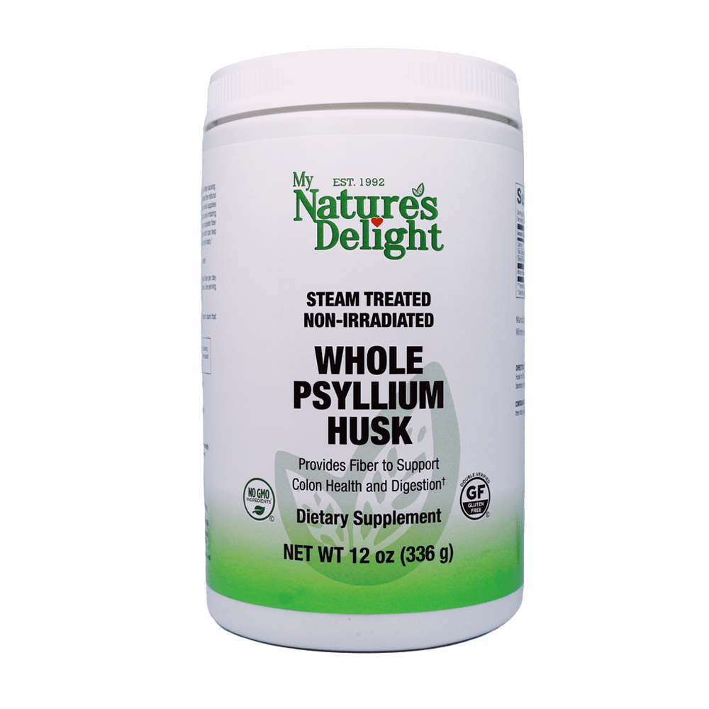 Whole Psyllium Husk Steam Treated - 12 oz