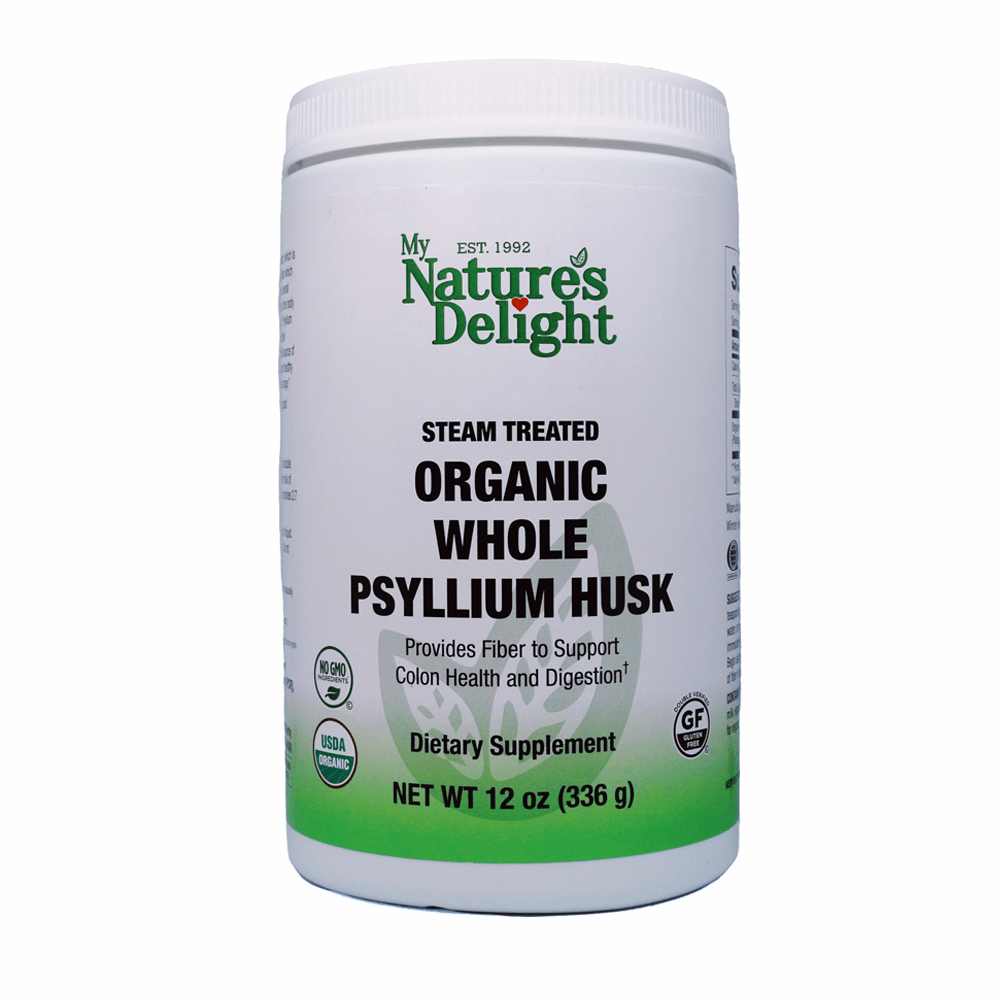 Organic Whole Psyllium Husk - 12 oz