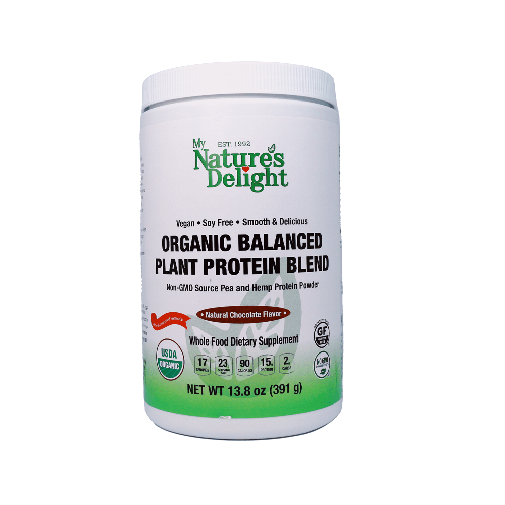 Balanced Plant Protein Blend - Natural Chocolate Flavor - 13.8 oz