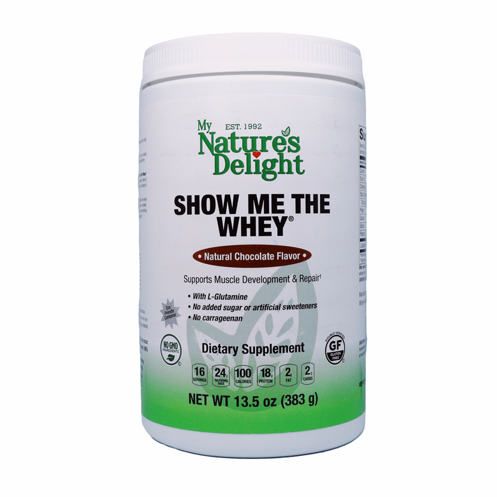 Show Me The Whey Powder - Natural Chocolate Flavor - 13.5 oz