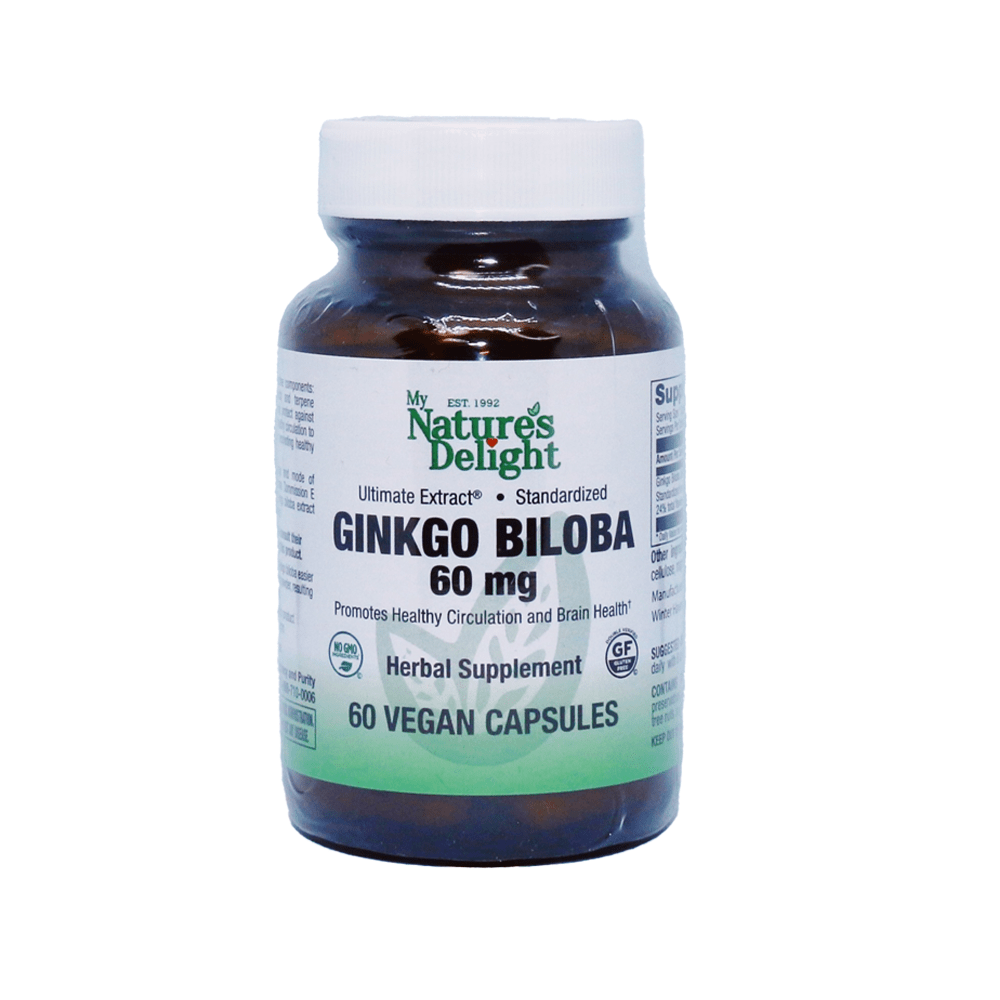 Ginkgo Biloba 60 mg - 60 Vegan Caps