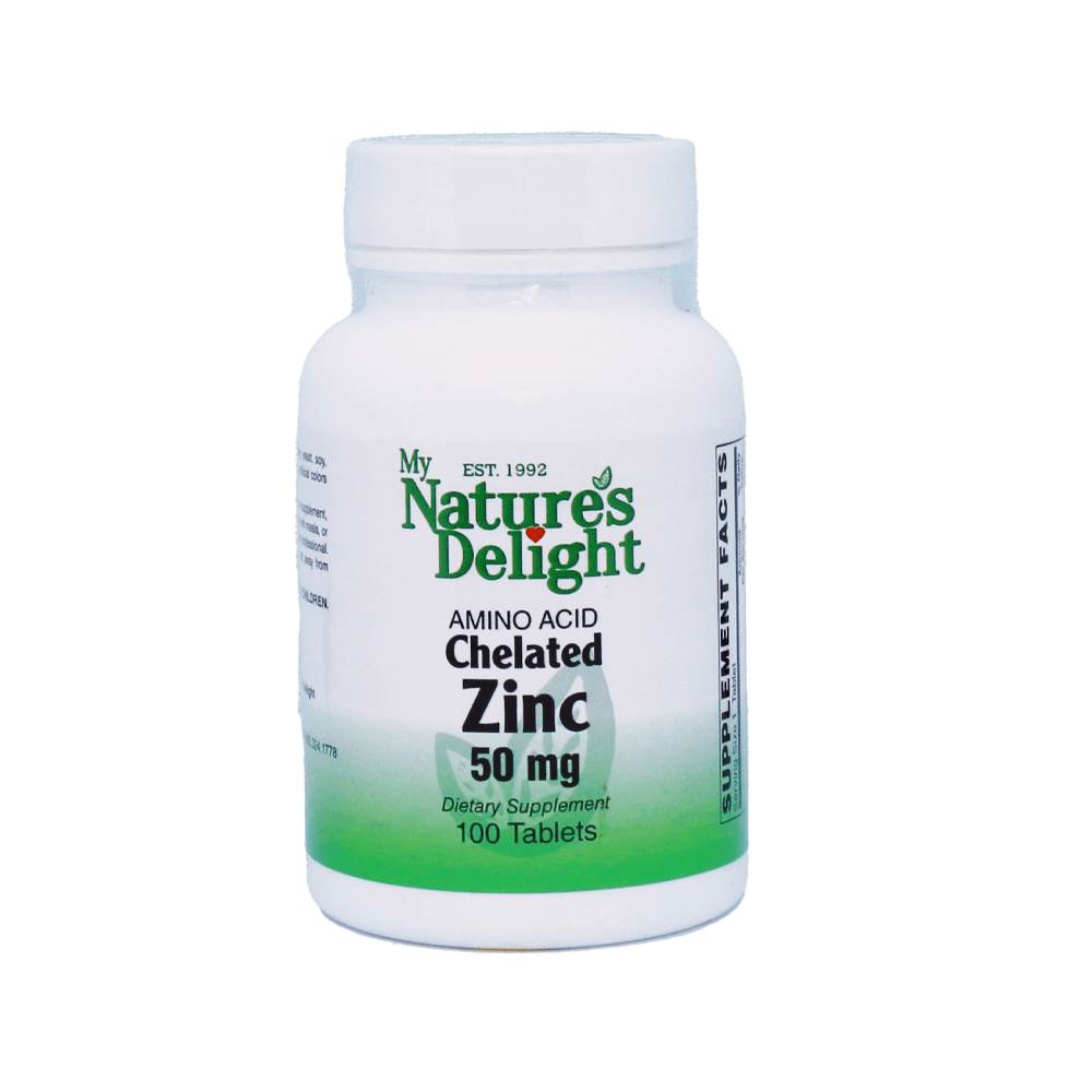 Chelated Zinc 50 mg - 100 Tabs