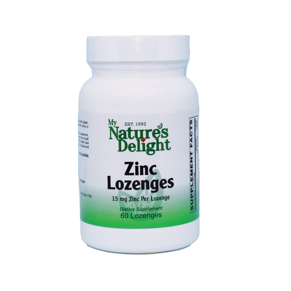 Zinc Lozenges 15 mg - 60 Lozenges