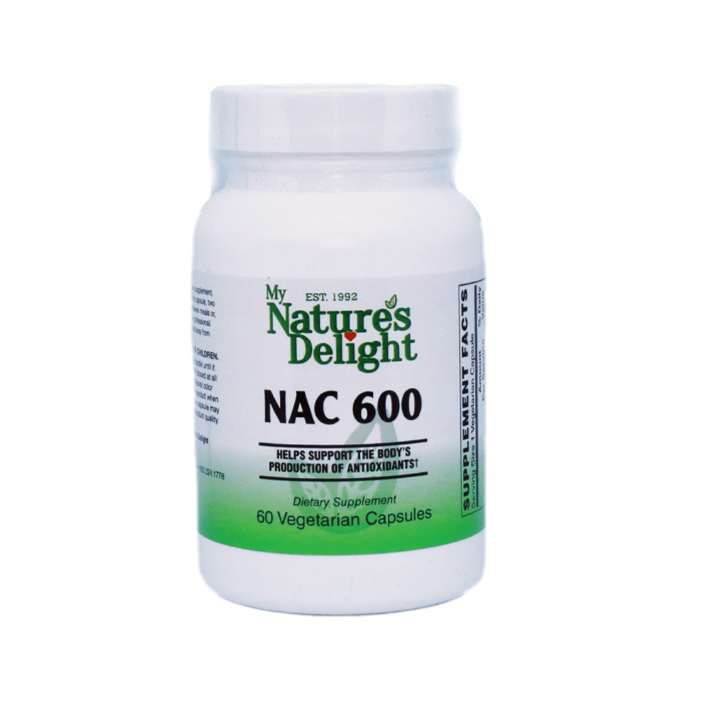 NAC 600 Plus - 60 Veg Caps