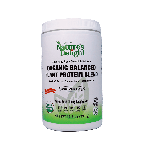 Balanced Plant Protein Blend - Natural Vanilla Flavor - 12.6 oz