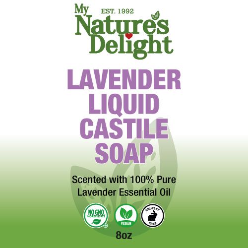 Lavender Liquid Castile Soap - 8 oz