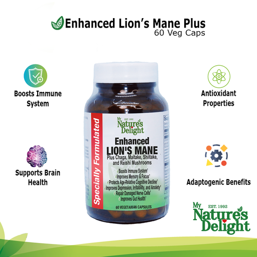 Enhanced Lion's Mane Plus - 60 Veg Caps
