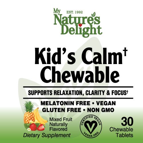 Kids Calm Chewable - 30 Chewable Tabs - Mixed Fruit Flavor