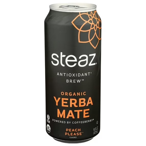 Organic Peach Yerba Mate 16oz