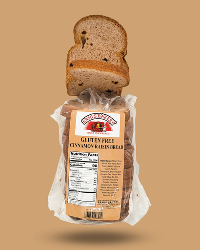 GF Cinnamon Raisin Bread 16oz