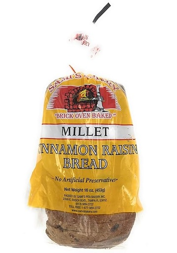 Millet Cinnamon Raision Bread 16oz