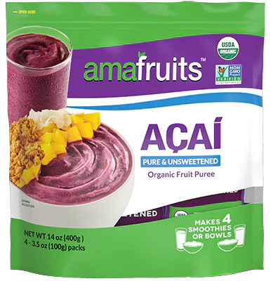 Organic Acai Pure & Unsweetned 3.5oz  