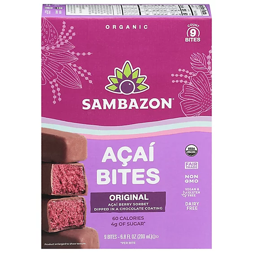 Acai Superfruit Bites 9 Count 6.8oz