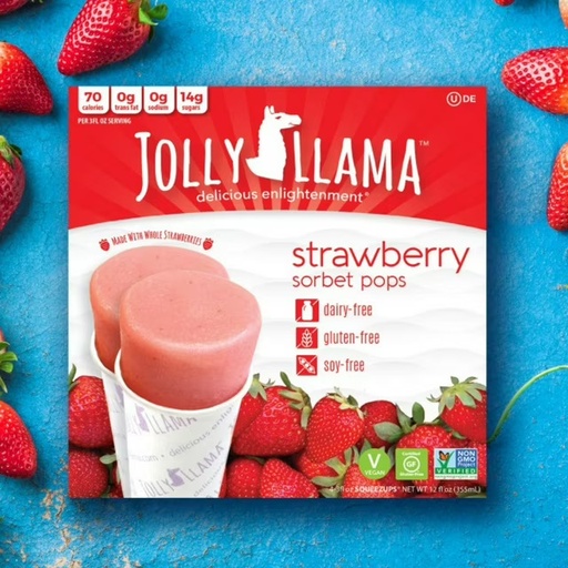 Sorbet Strawberry 4 Count 12oz