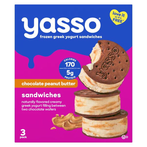 Chocolate Peanut Butter Sandwich 10.5 3 Sandwiches