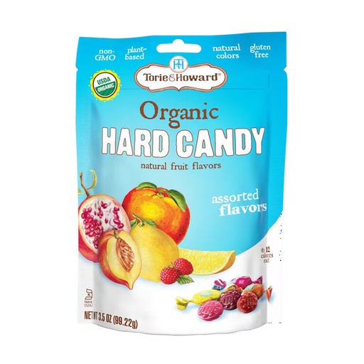 Organic Assorted Hard Candy 3.5 oz