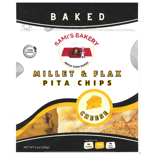 Millet & Flax Cheese Chips 6oz