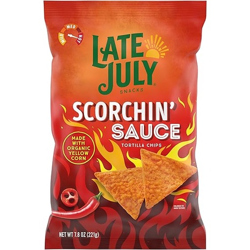 Scorchin Sauce Tortilla Chips 7.8oz