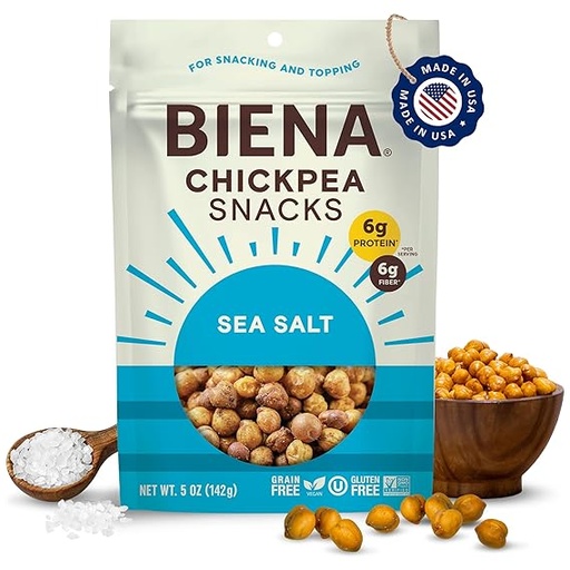 Chickpeas Roasted in Sea Salt 5oz