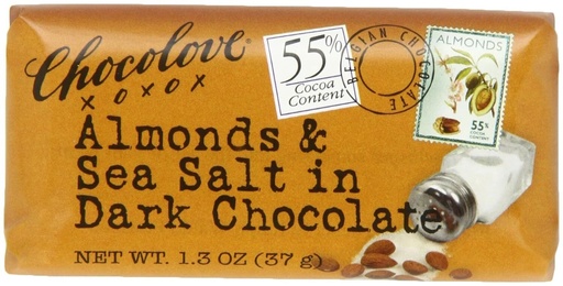 Almond & Sea Salt Dark Chocolate 1.3oz