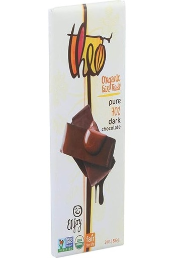 70% Organic Pure Dark Chocolate 3oz