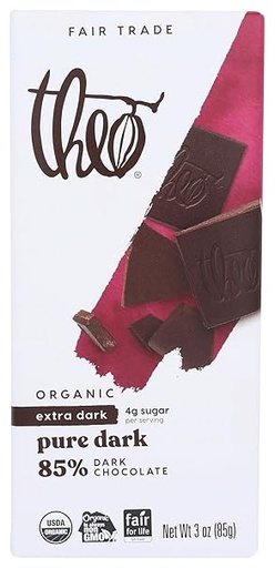 85% Organic Pure Dark Chococolate 3oz