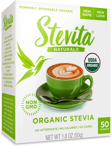 Spoonable Stevia Packets 50 Packets