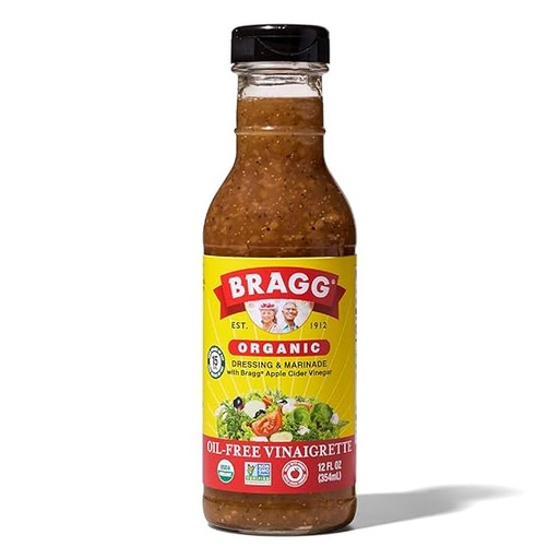 Organic Apple Cider Vinaigrette Salad Dressing Oil-Free 12oz