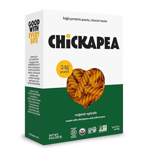 Chickpea Pasta Spirals 8oz