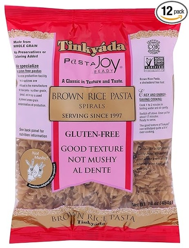 Brown Rice Pasta Spirals 16oz