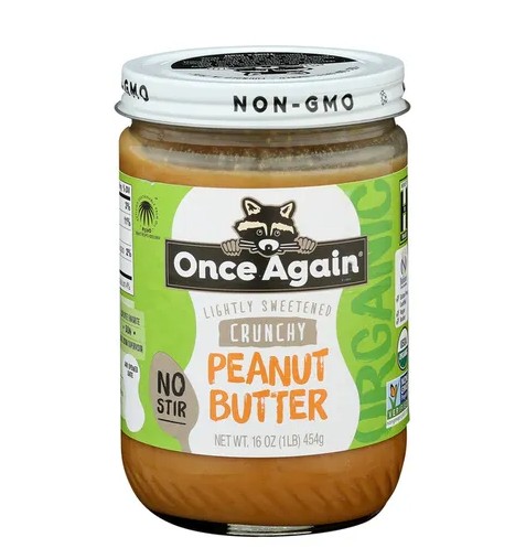 Lightly Sweetened Crunchy Peanut Butter 16oz
