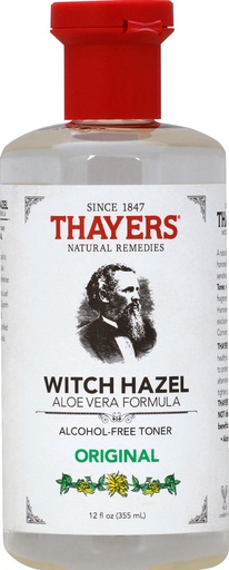 Witch Hazel With Aloe Vera Original Alcohol Free 12 Oz 