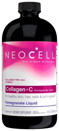 Collagen Plus Vitamin C Pomegranate Liquid 16Oz