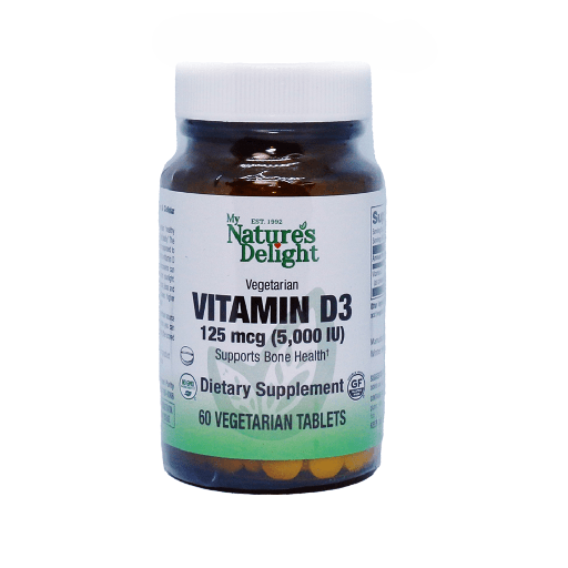 Vitamin D3 5,000 IU - 60 Veg Tabs