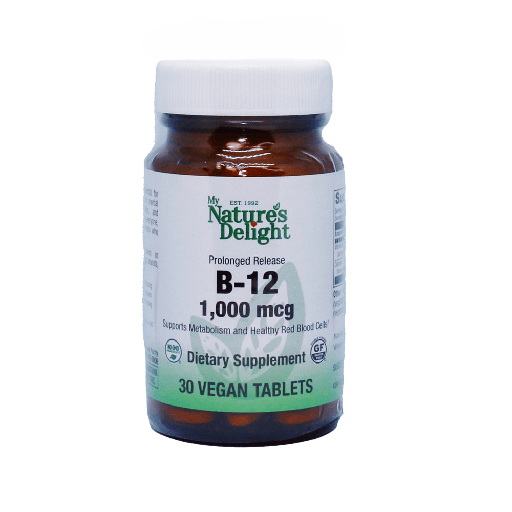 B-12 1,000 mcg - 30 Veg Tabs PR