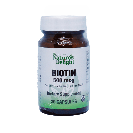 Biotin 500 mcg - 30 Caps