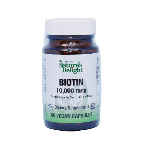 Biotin 10,000 mcg - 60 Vegan Caps