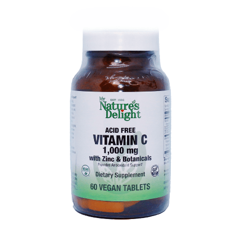 Acid Free Vitamin C 1,000 mg - 60 Vegan Tabs