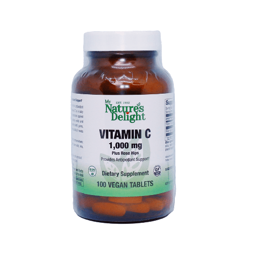 Vitamin C 1,000 mg with Rose Hips - 100 Vegan Tabs