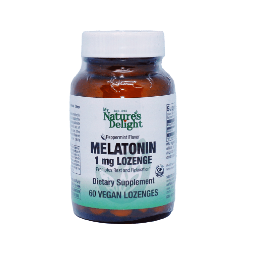 Melatonin 1 mg - Natural Peppermint Flavor - 60 Vegan Lozenge